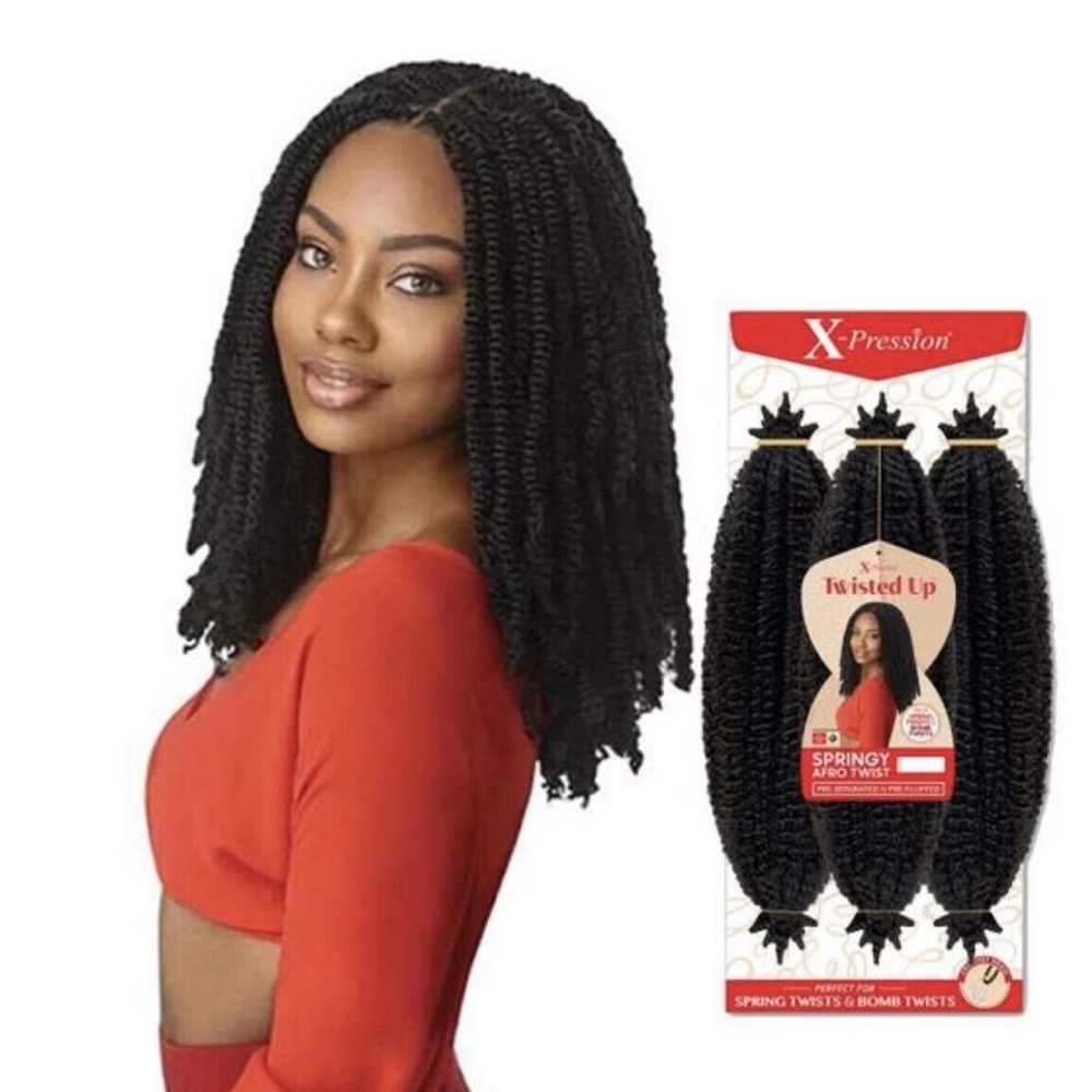 X-Pression Twisted Up 3X Springy Afro Twist 16 Inch